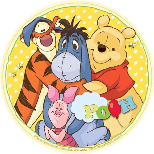 Pooh Bear and Friends #3 Edible Image - Click Image to Close